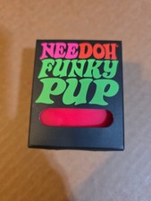 Sealed Needoh Funky Pup Pink - Squishy Stress Relief Toy Schylling Free Shipping