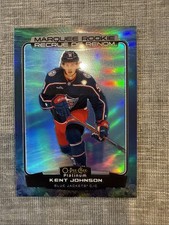2022-23 O-Pee-Chee Platinum KENT JOHNSON Marquee Rookie Aquamarine #27/149 RC!!!