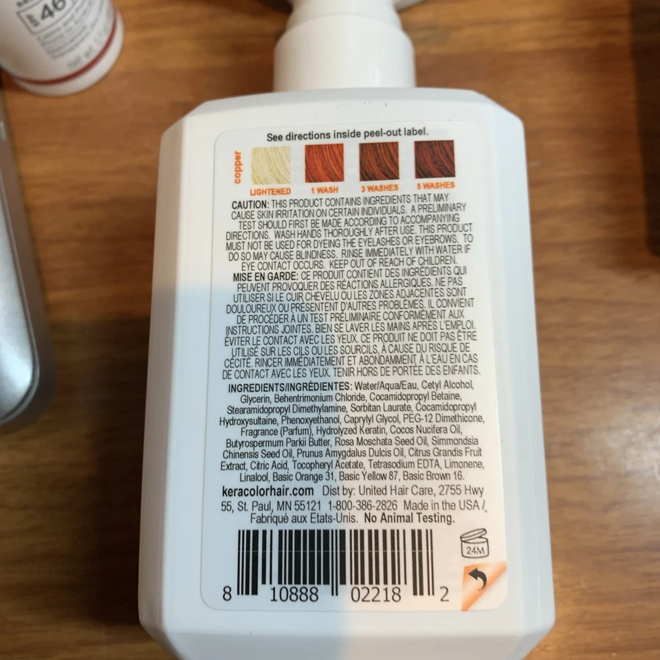 Keracolor Clenditioner кондиционер медь 12 унций  БЕСТСЕЛЛЕР!! - Изображение 2 из 2