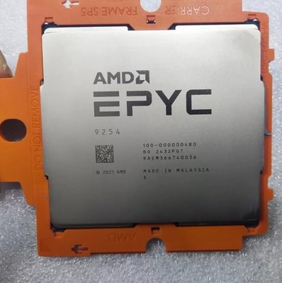AMD EPYC Genoa 9254 CPU processor 2.9-4.15 GHz 24 core 48 threads128mb 200w