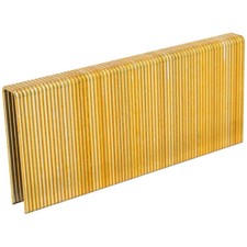16 Gauge 7/16" Crown Staples, 1-1/4" Length, Galvanized Heavy-Duty Construction
