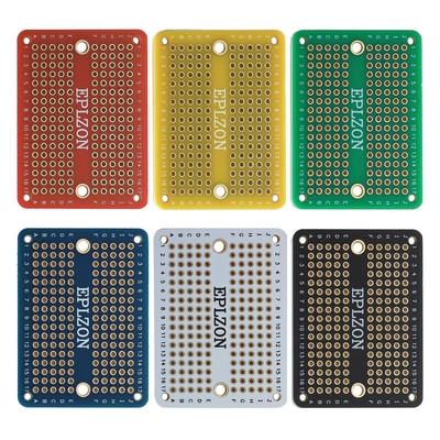Beschichtete Mini-Leiterplatte lötbares Breadboard für Elektronikprojekte kompatibel mit