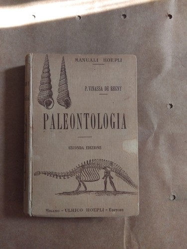 HOEPLI MANUALI P. VINASSA DE REGNY PALEONTOLOGIA