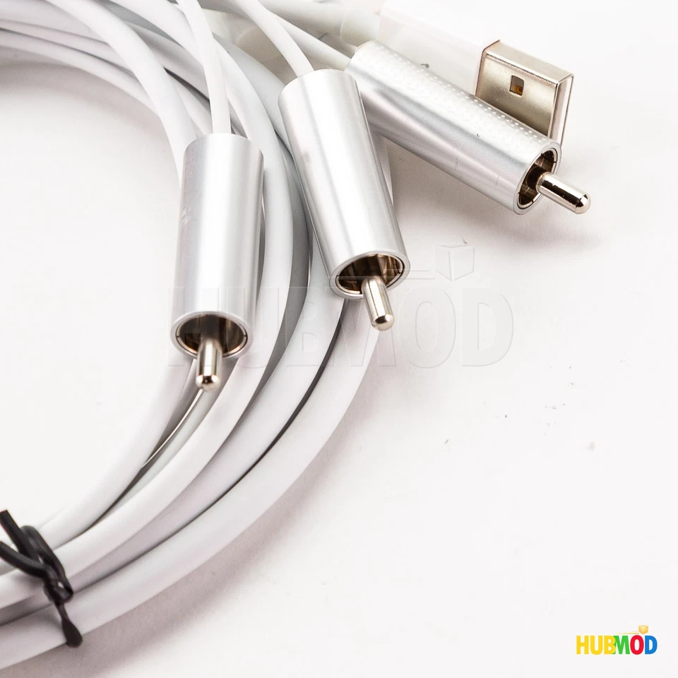 Genuine Apple Composite AV Cable 30-Pin iPad 2 3 4 iPhone 3G 4 4S MC748ZM/A - Image 3 of 3