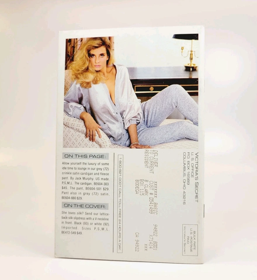 Victoria's Secret Gift Album 1987 VGC W/Mail Order 43pp Rare Hard To Find  - Image 2 of 4