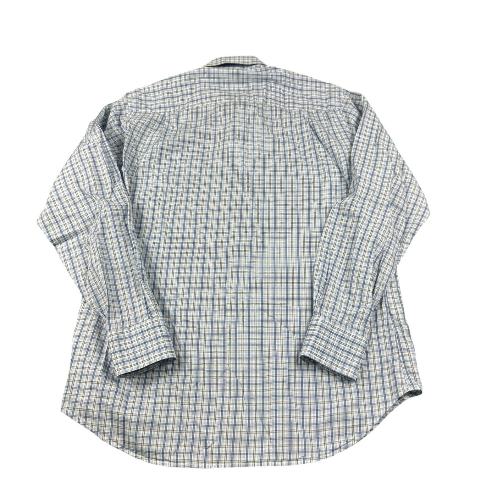Peter Millar Collection Blue White Checked Cotton… - image 3