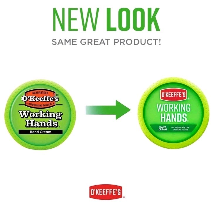 2 Pack LARGE SIZE O'Keeffe's Working Hands Hand Cream 6.8 oz. (Green) New Sealed