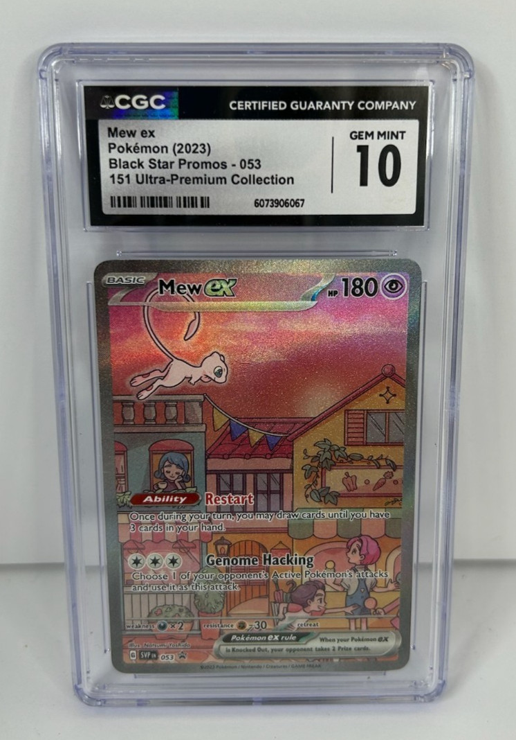 Pokemon Mew EX 151 Ultra Premium Collection Black Star Promo SVP053 CGC 10