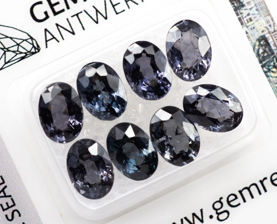 Natürliche Spinell Edelsteine 7,57 ct (8 Steine) – Unbehandelt - Bild 2 von 4