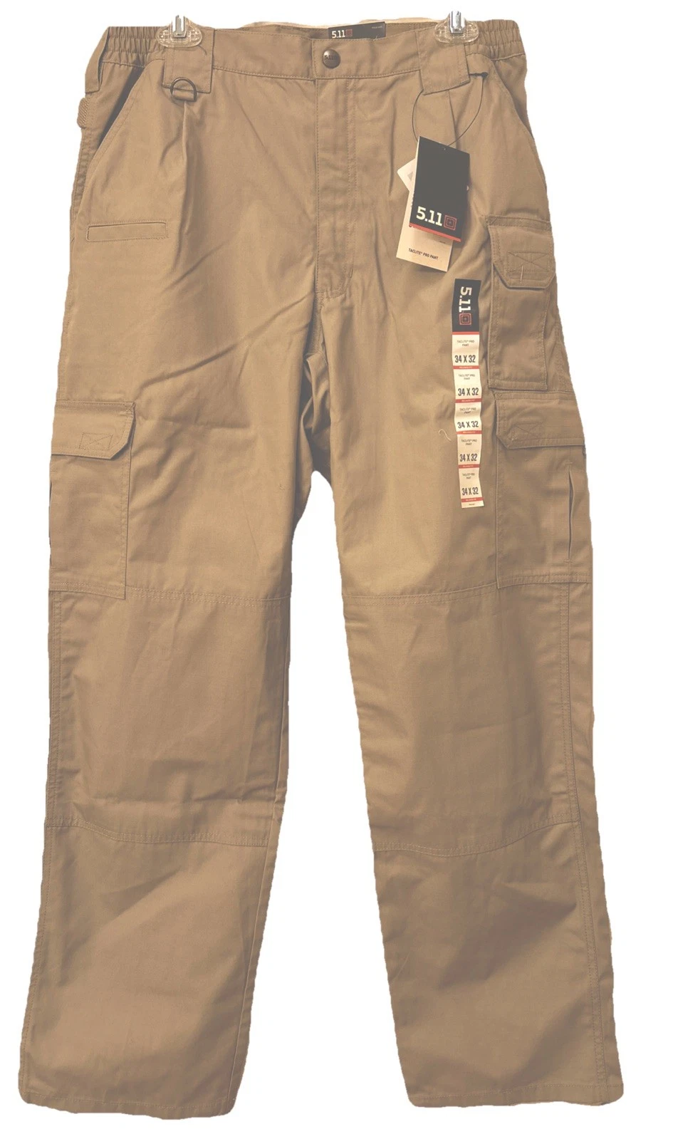 NWT 5.11 Tactical Taclite Pro 74273 Series Pants Khaki Straight Leg Size 34X32