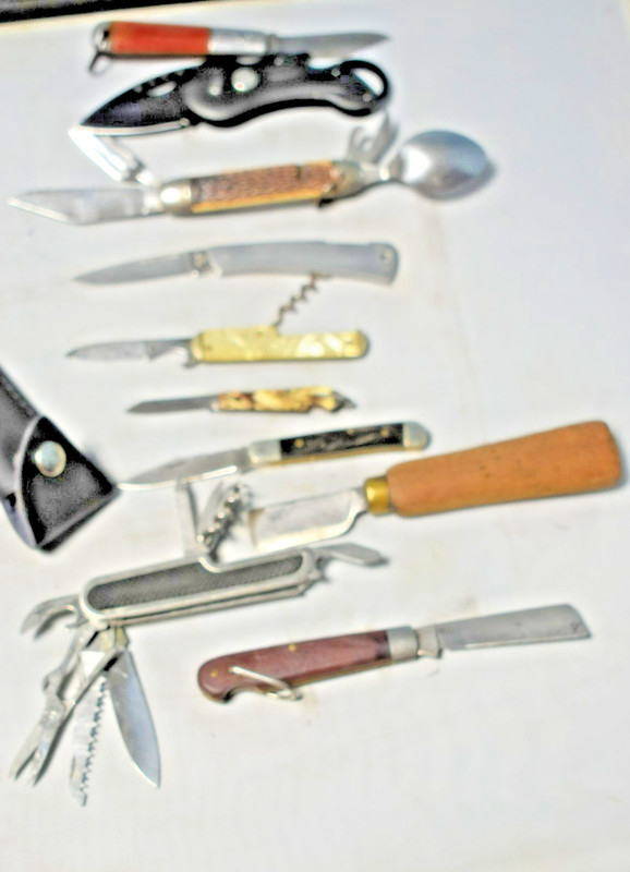 Knife lot Barlow Buck Colonial camco Case Ideal Klein