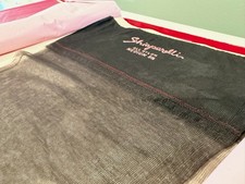 Schiaparelli Box of 3 Size 9 1/2,  Black Nylon Stockings