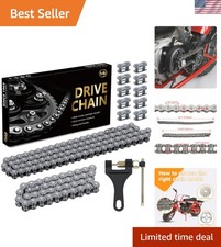 Versatile 420 Drive Chain for 196cc to 224cc Mini Bikes - Easy DIY Replacement