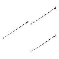 Set of 3 Fiddle Bow Rosewood Violin Part Accessories Ebony Brazilwood