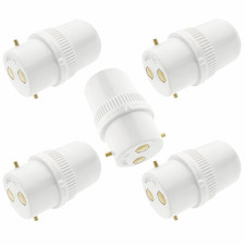 b22 bayonet light adapter plug bc bulb holder connectr lamp socket extension