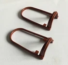 Vintage Fisher Price Little People Western Town (2) Brown Horse Harness