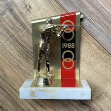 Vintage Shooting Gun Trophy 1988 Olympic Rings