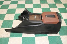 16-20 Escalade Esv Jet Black Vecchio Woodgrain Front Console Floor Armrest Oem