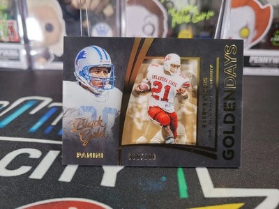 Barry Sanders 2015 Panini Black Gold Golden Days GDA-22 /199 Lions HOF