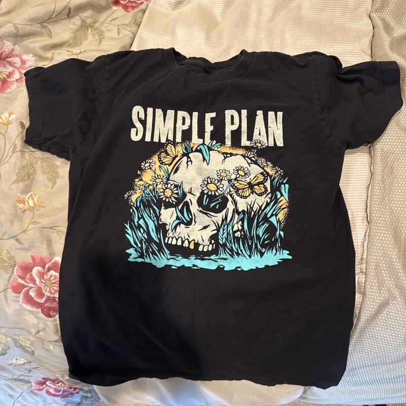 Simple Plan US Tour 2022 T-Shirt Size Xs Used