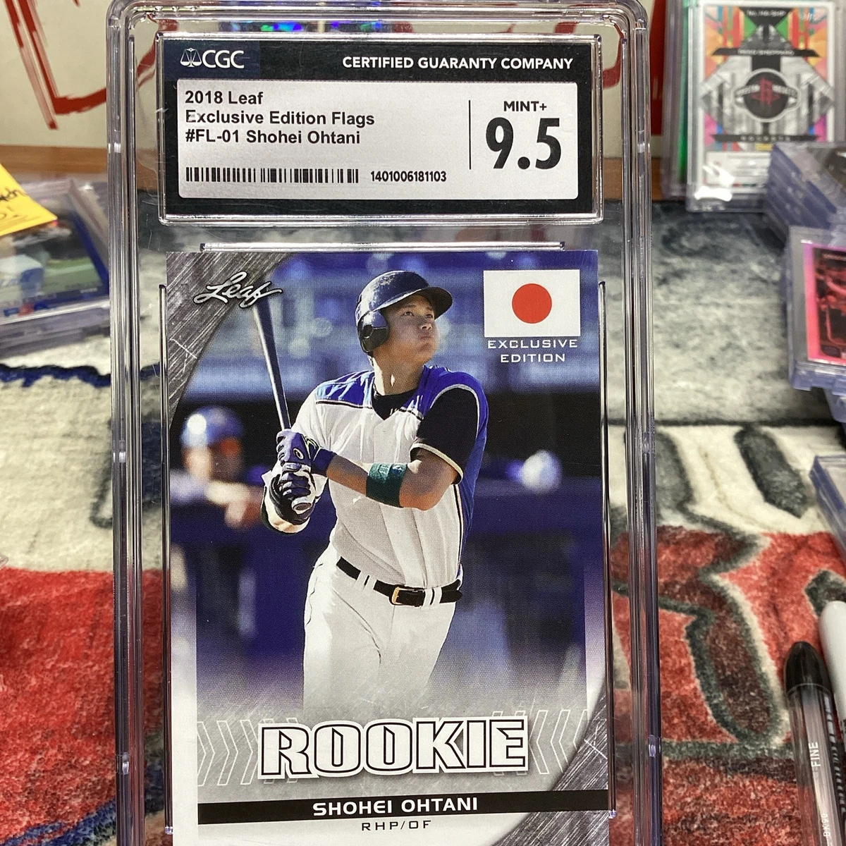 大谷翔平2018 LEAF THE NATIONAL BLUE 61/99#01 Leaf Shohei Ohtani Baseball Sports Trading Cards & Accessories for