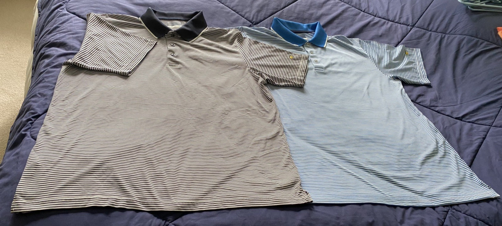 GREG NORMAN / JACK NICKLAUS MENS GOLF POLO S. SLEEVE SHIRTS 2XL PLAY &  STAY DRY image 4