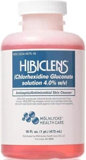 Hibiclens Antimicrobial Antiseptic Skin Cleanser 16oz Liquid Wash Multipurpose