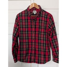 L.L. Bean Women's Scotch Plaid Flannel Shirt