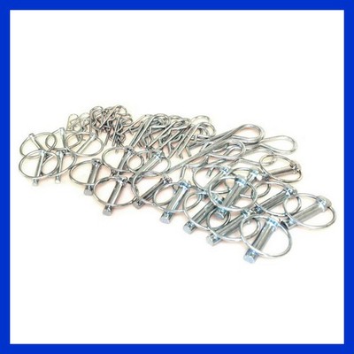 50 tlg Splintsortiment 20 Klappsplint 6,0 - 11,0mm + 30 Federstecker 2,0 - 5,0mm
