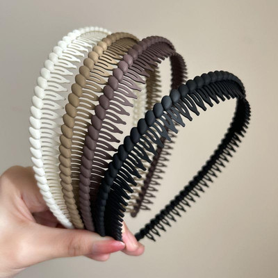 Headbands with Teeth for Women Non Slip, Plastic Comb Headband with Teeth, He...