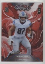 2023 Wild Card American Metallix Pro-Look Football 4/4 Sam LaPorta Rookie RC o7m. rookie card picture
