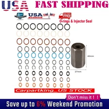 Fit Ford 6.0L Powerstroke Oil Rail Leak Repair Kit Tools O-rings & Injector Seal