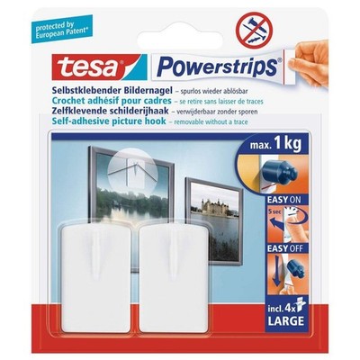 tesa Powerstrips Bildernagel weiss 2 Stück