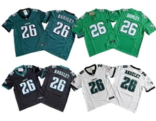 Youth Saquon #26 Barkley Stitched Jersey Midnight /White/Black/Kelly 