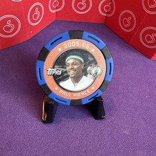 Paul Pierce Poker Chip 2005-06 NBA Topps collector chip Blue/Black