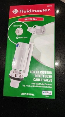 Fluidmaster Universal 550073 550 Spülventil WC, weiß - WC -BAD- NEU
