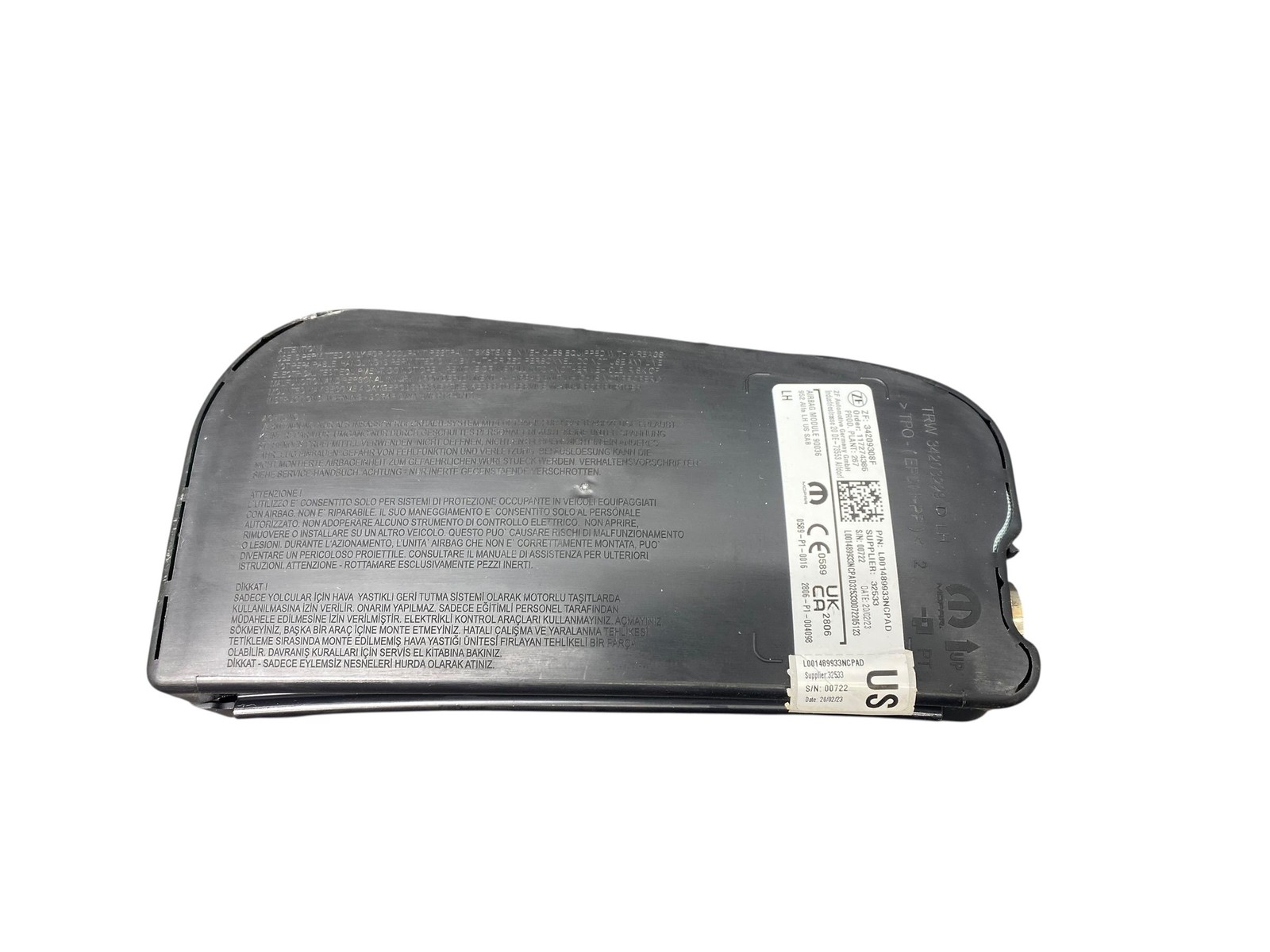 2023 MASERATI GRECALE M182 OEM FRONT LEFT DRIVER SEAT SRS AIR BAG AIRBAG