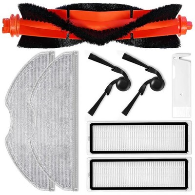 Main Side Brush Filter Mop Cloth Kit for Xiaomi Robot Vacuum S40C E101 Models