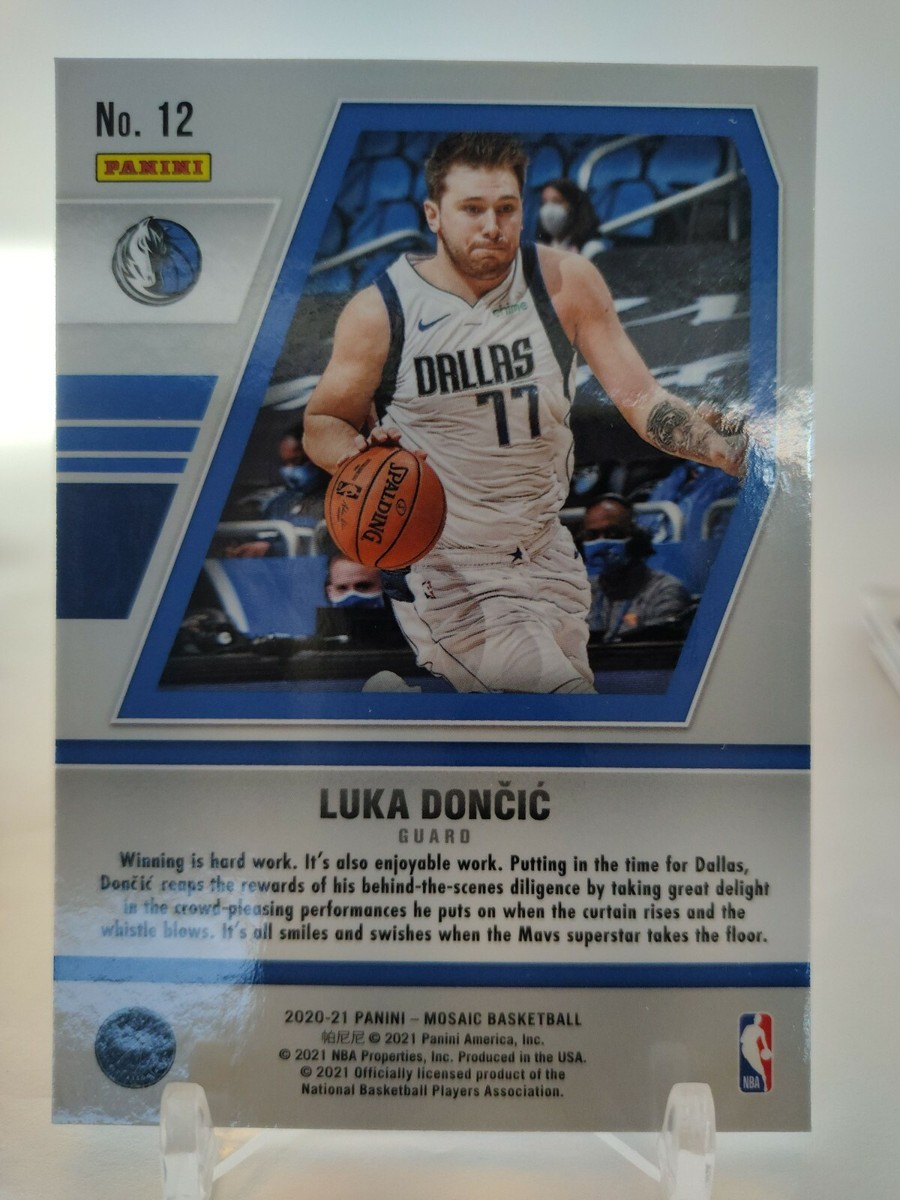 LUKA DONCIC WILL TO WIN Insert 2020 21 Panini Mosaic