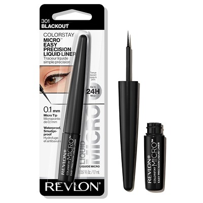 REVLON Colorstay Micro Easy Precision Liquid Eyeliner BLACKOUT 301 black
