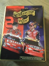 Nascar Slick 50 2002 Collector Tin Dale Earnhardt Jr. 8 Car & Jeff Gordon 24 Car
