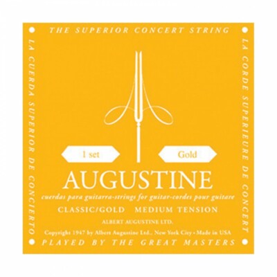 Augustine Gold Label klassische Gitarrensaiten mittlere Spannung - AGD