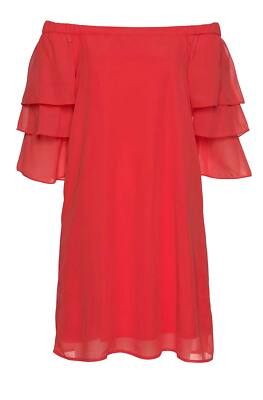 Kleid Carmen Kleid VERO MODA rot kurz Gr XS S M