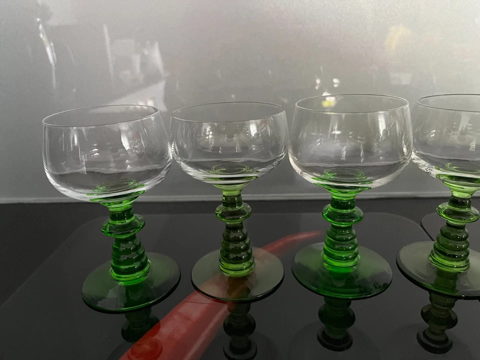 Ensemble de 7 verres à vins blancs d'Alsace - Photo 3/4