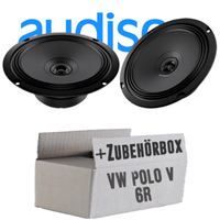 Audison Lautsprecher FüR Vw Polo 6R Front Heck 16Cm Boxen Einbauset 2-Wege Koax