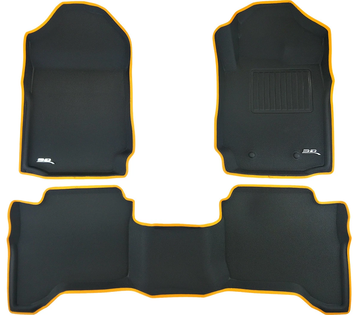 Fit Ford Ranger Dual Cab 2011 2021 Genuine 3D Rubber Floor Mats