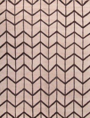 Trellis Moroccan Oriental Area Rug Hand-knotted Wool Living Room Carpet 9x12 ft