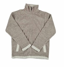 Charles Norton Uomo Designer Urban Fodera Pile Zip Giacca Maglione