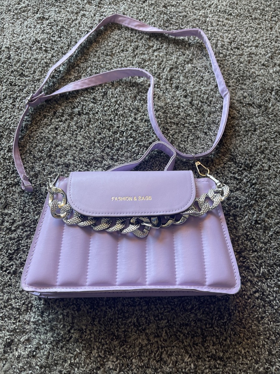 Fashion Bags Purse and handbags Cross Body Organizer Cute Lavender