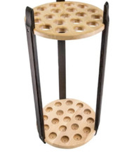 Vintage Storage Rack for Walking Canes Sticks Cabin Fever Home Decor Wooden Golf